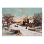 Vintage Christmas Eve Greeting Card