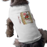 Vintage Easter Roses Dog Shirt