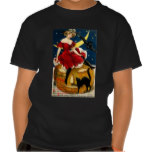 Vintage Halloween Pinup Girl Shirts