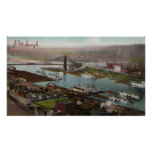 Vintage Pittsburgh 1800s Poster