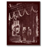 Vintage Shop Front Postcard