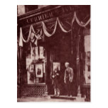 Vintage Shop Front Postcard