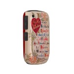 Vintage Valentine Poem Blackberry Case