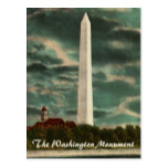 Washington Monument by Night Postcard