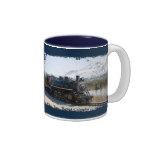 White Pass Train in Snow Coffee Mug