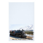 White Pass Train in Snow Stationery