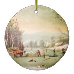 Winter in the Country Christmas Ornament