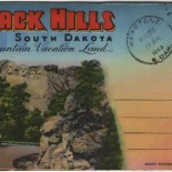 Vintage Travel Postcard of The Black Hills in South Dakota