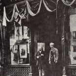Vintage Postcard of the Currier and Ives Shop Front