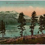 Vintage Donner Lake Postcard written by Patty Reed