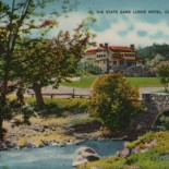 Vintage Postcard of the South Dakota State Game Lodge