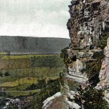 Vintage Postcard of Lover's Leap in Cumberland, Maryland
