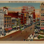 Vintage Postcard of Main Street in Buffalo, New York