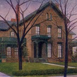 Vintage Postcard of The Milburn Residence in Buffalo, NY