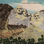 Vintage Postcard of Mount Rushmore National Park