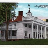 Vintage Postcard of Historic Mt. Vernon in Virginia