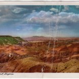 Arizona vintage postcard of the Painted Desert