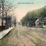 Vintage Postcard of Main Street in Ralston Pennsylvania