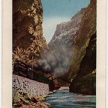 Vintage Colorado postcard of Royal Gorge