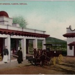 Vintage Postcard of Shaws Hot Springs near Carson City Nevada