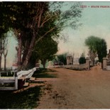 Vintage Postcard of a Desert Road near Carson City Nevada