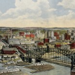 Vintage 1931 Postcard of the Pittsburgh Park called The Point