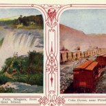 Vintage Postcard of Niagara Falls And Coke Ovens in Pennsylvania