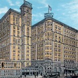 Hotel Seneca Rochester NY Vintage Postcard