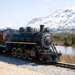White Pass Train in Snow