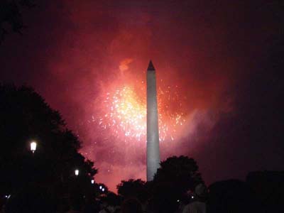 Fourth of July Celebration at the Washington Monument