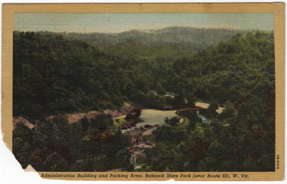 Vintage Postcard ofBabcock State Park in West Virginia