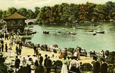 Vintage Postcard of Delaware Park in Buffalo, New York