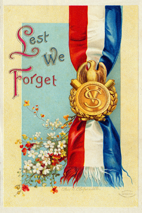 Memorial Day Vintage Postcard