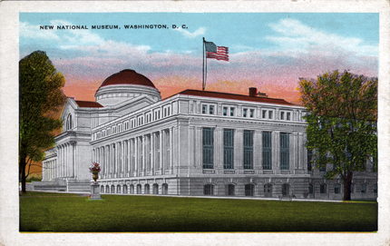 Vintage Postcard of The National Museum in Washington DC