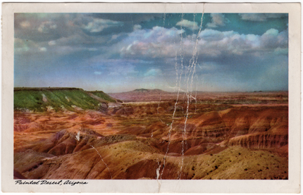 Arizona vintage postcard of the Painted Desert