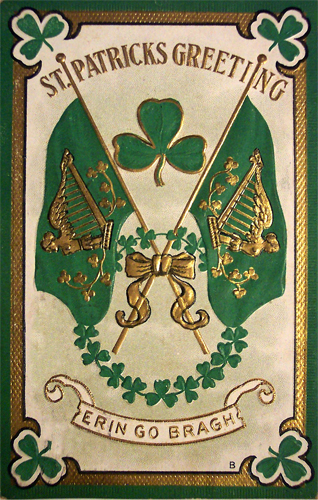 St. Patrick's Day Vintage Postcard