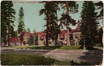 Tahoe Tavern Vintage Postcard