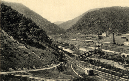 Vintage Postcard of The Narrows of Cumberland Maryland