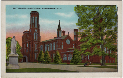 Vintage Postcard of The Smithsonian Institution