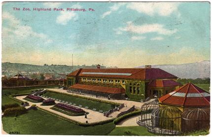 Vintage Postcard of the Pittsburgh Zoo