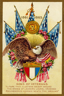 Vintage Sons of Veterans Postcard